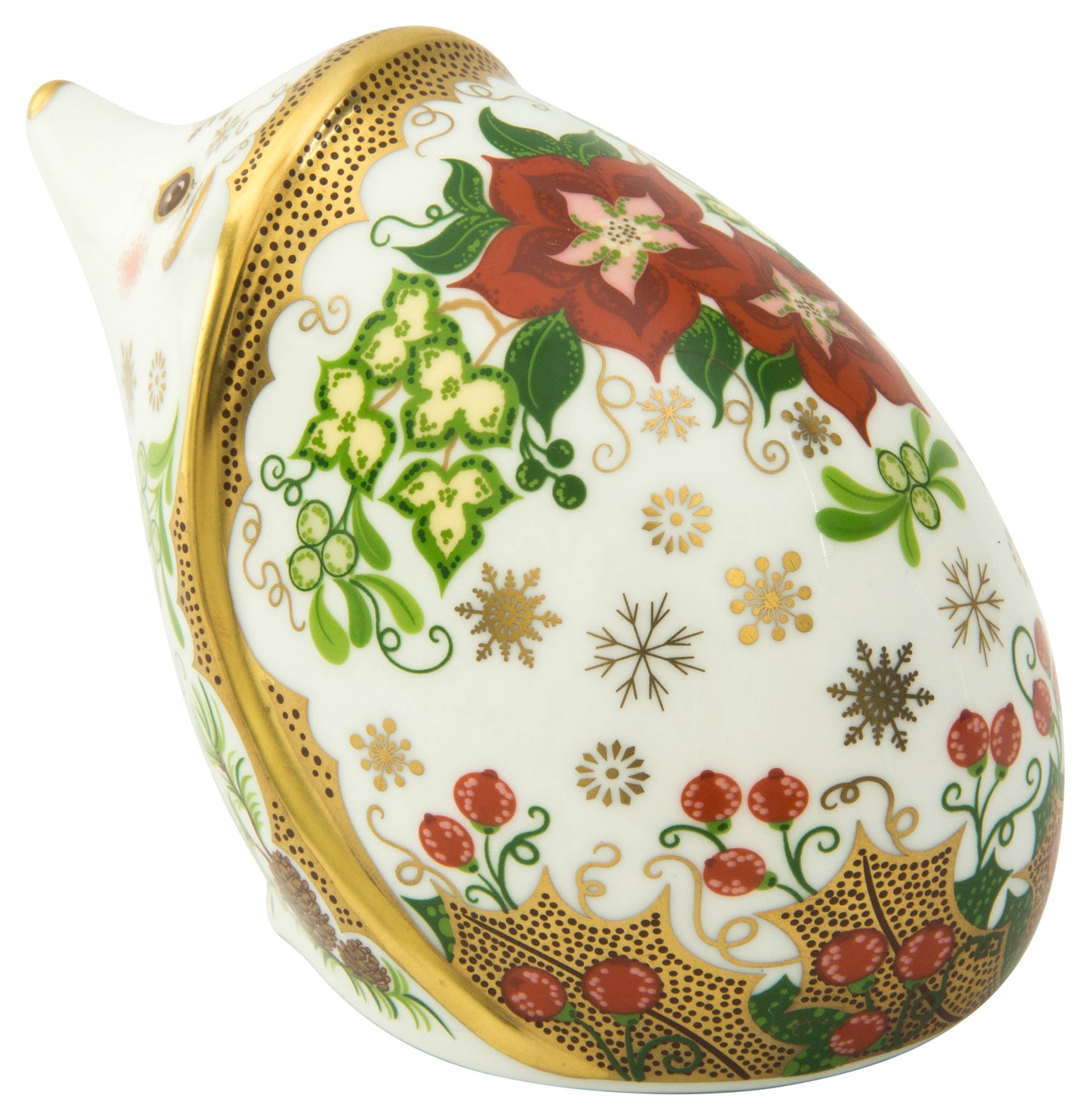 Royal Crown Derby Christmas Hedgehog Paperweight