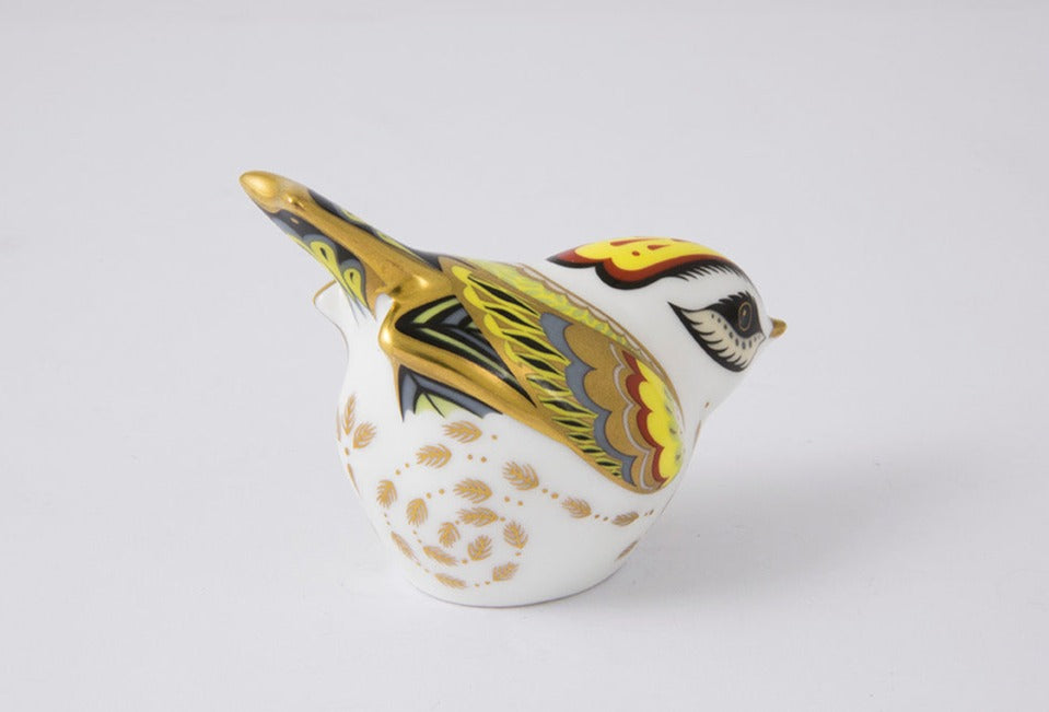 Royal Crown Derby Flamecrest Bird Paperweight