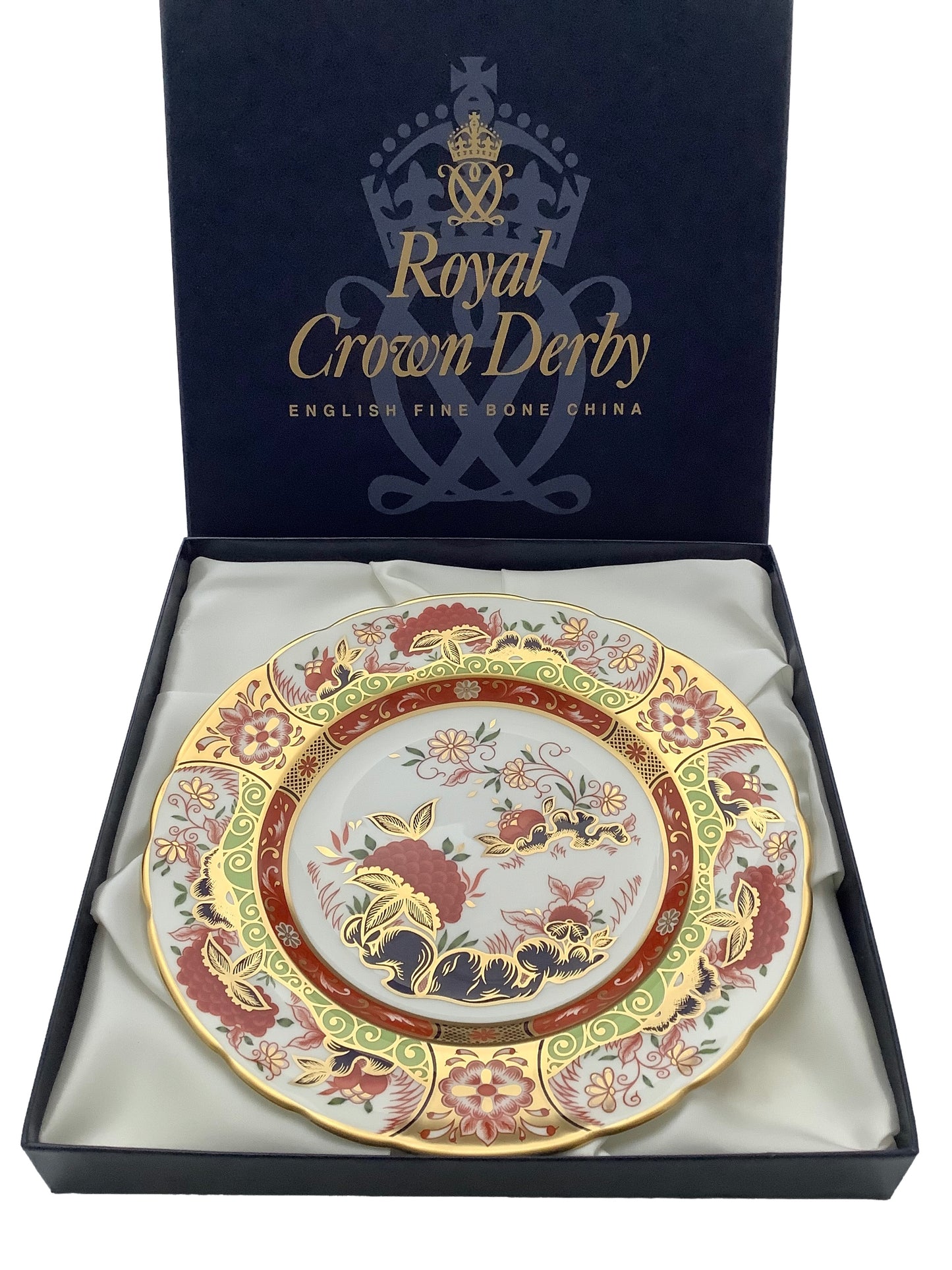 Royal Crown Derby Golden Peony Accent Plate