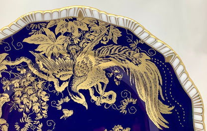Royal Crown Derby Paradise Cobalt-Blue Dessert Plate