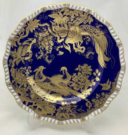 Royal Crown Derby Paradise Cobalt-Blue Dessert Plate