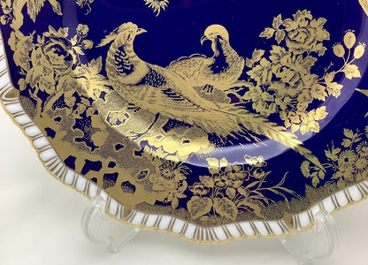 Royal Crown Derby Paradise Cobalt-Blue Dessert Plate