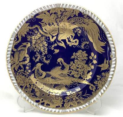 Royal Crown Derby Paradise Cobalt-Blue Dessert Plate