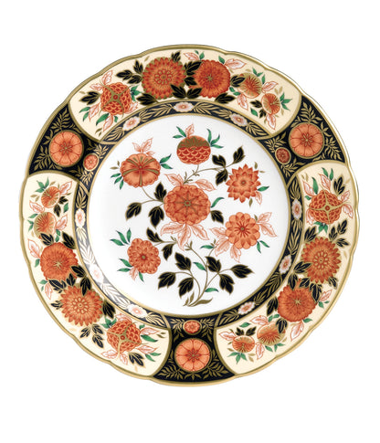 Royal Crown Derby Imari Accent Antique Chrysanthemum Plate New 1st Quality Boxed