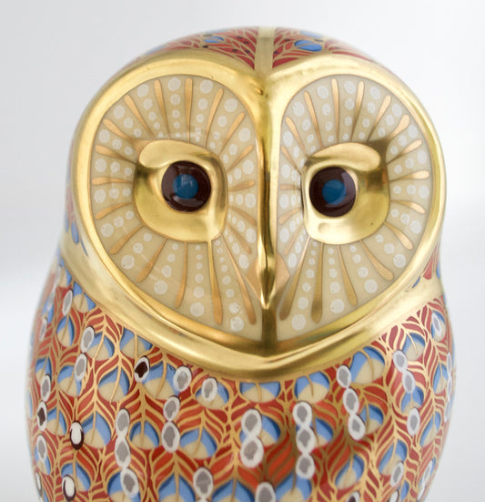 Royal Crown Derby Barn Owl Paperweight