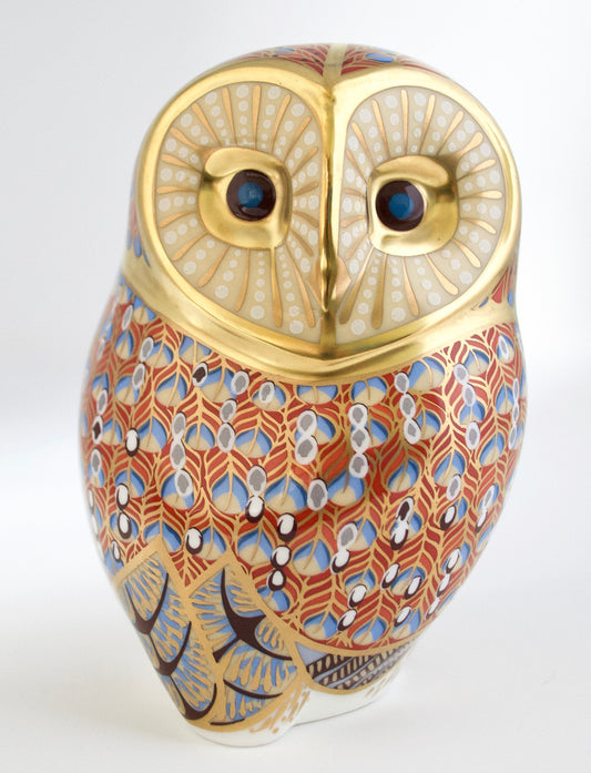 Royal Crown Derby Barn Owl Paperweight