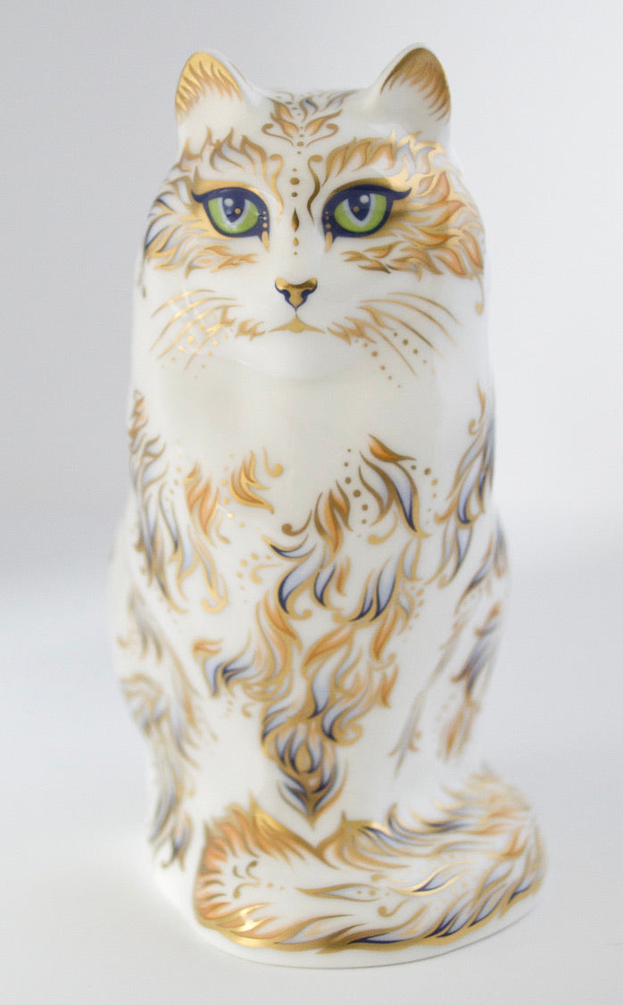 Royal Crown Derby Fifi Cat Paperweight