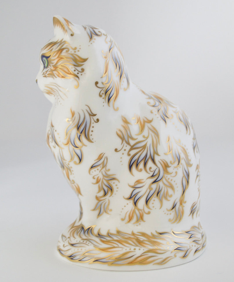 Royal Crown Derby Fifi Cat Paperweight