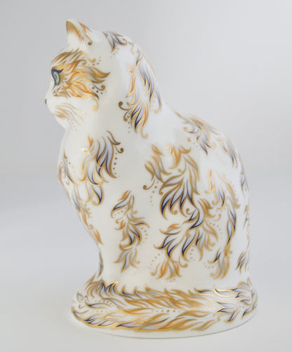 Royal Crown Derby Fifi Cat Paperweight