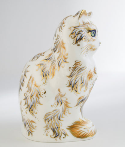 Royal Crown Derby Fifi Cat Paperweight