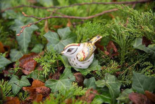Royal Crown Derby Flamecrest Bird Paperweight