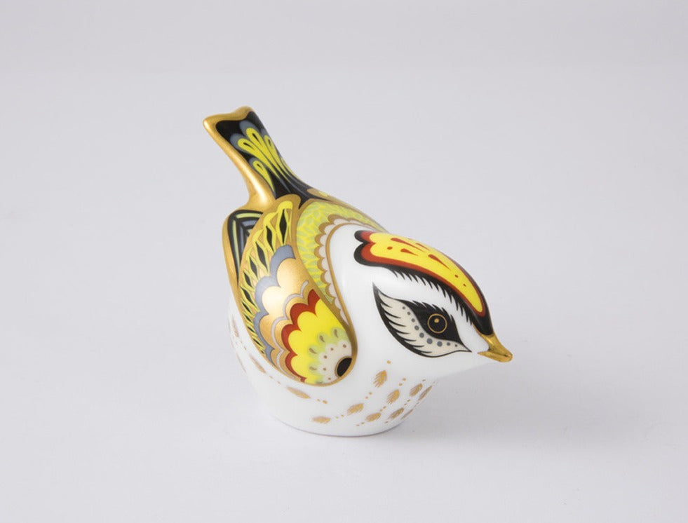 Royal Crown Derby Flamecrest Bird Paperweight