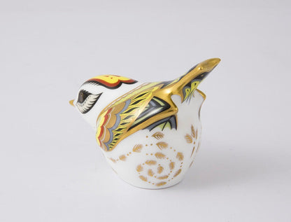 Royal Crown Derby Flamecrest Bird Paperweight
