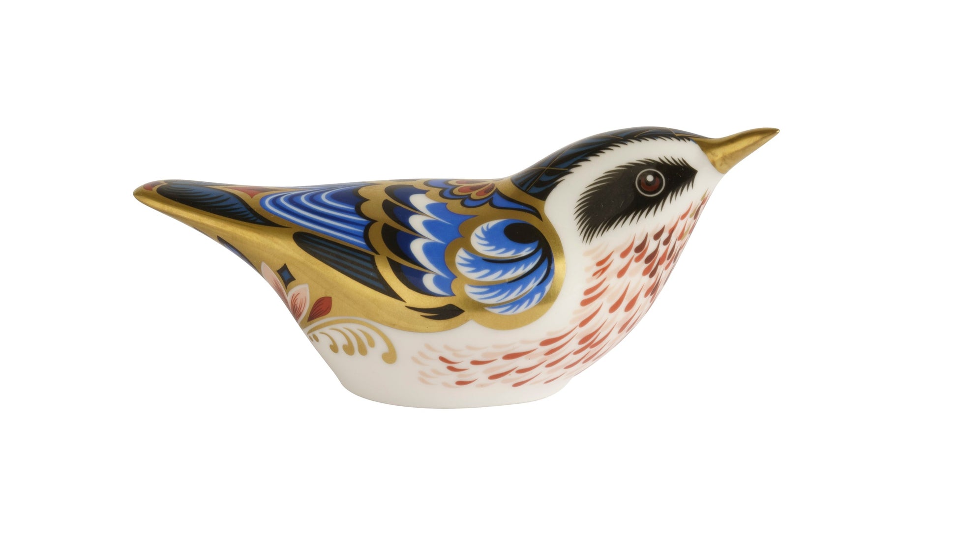 Royal Crown Derby Garden Nuthatch Bird Paperweight