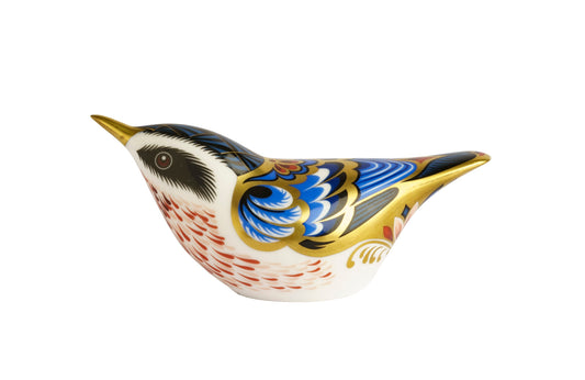 Royal Crown Derby Garden Nuthatch Bird Paperweight