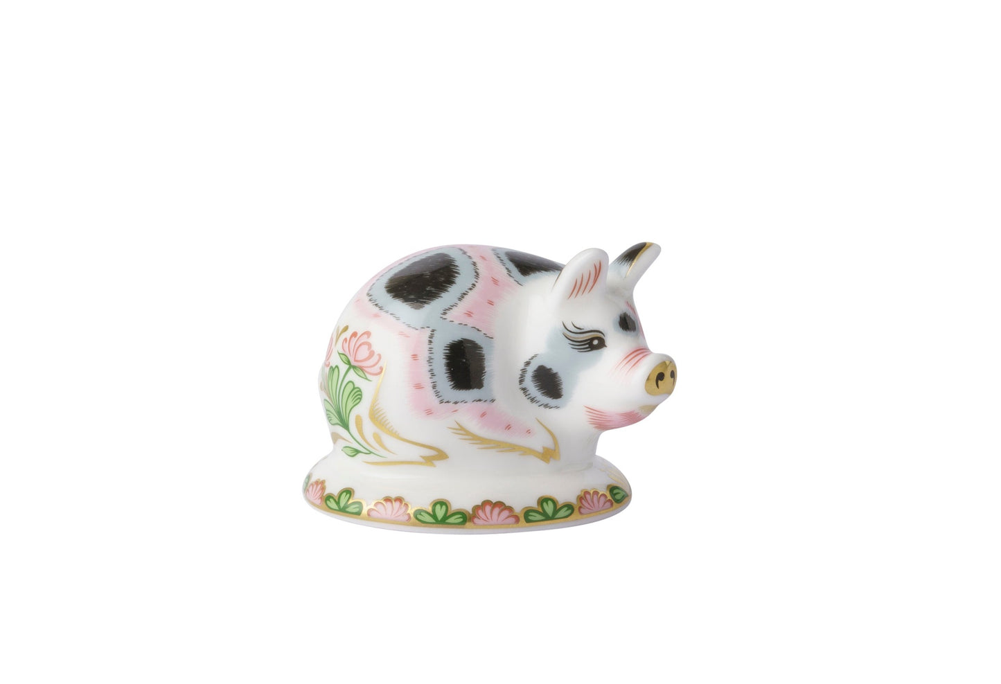 Royal Crown Derby Old Spot Piglet Paperweight