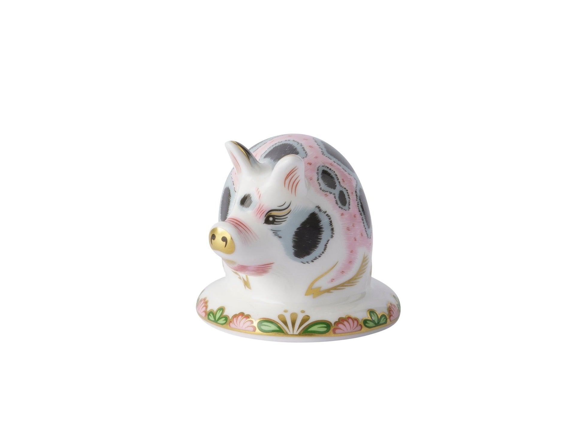 Royal Crown Derby Old Spot Piglet Paperweight