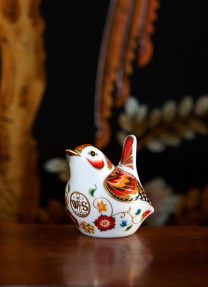 Royal Crown Derby William Shakespeare Wren Paperweight