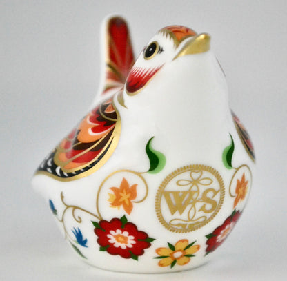 Royal Crown Derby William Shakespeare Wren Paperweight