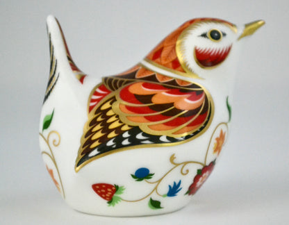 Royal Crown Derby William Shakespeare Wren Paperweight