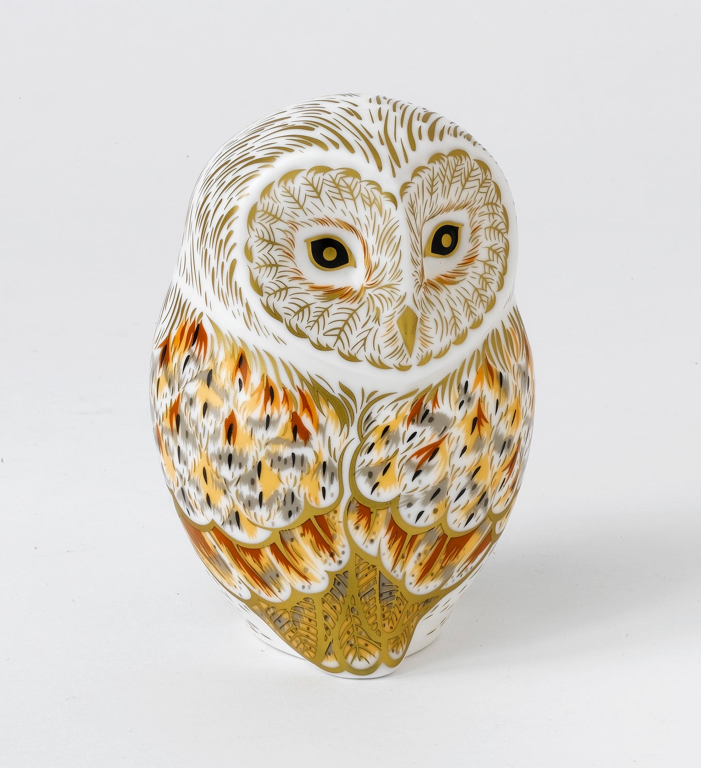 Royal Crown Derby Winter Owl Bird Paperweight
