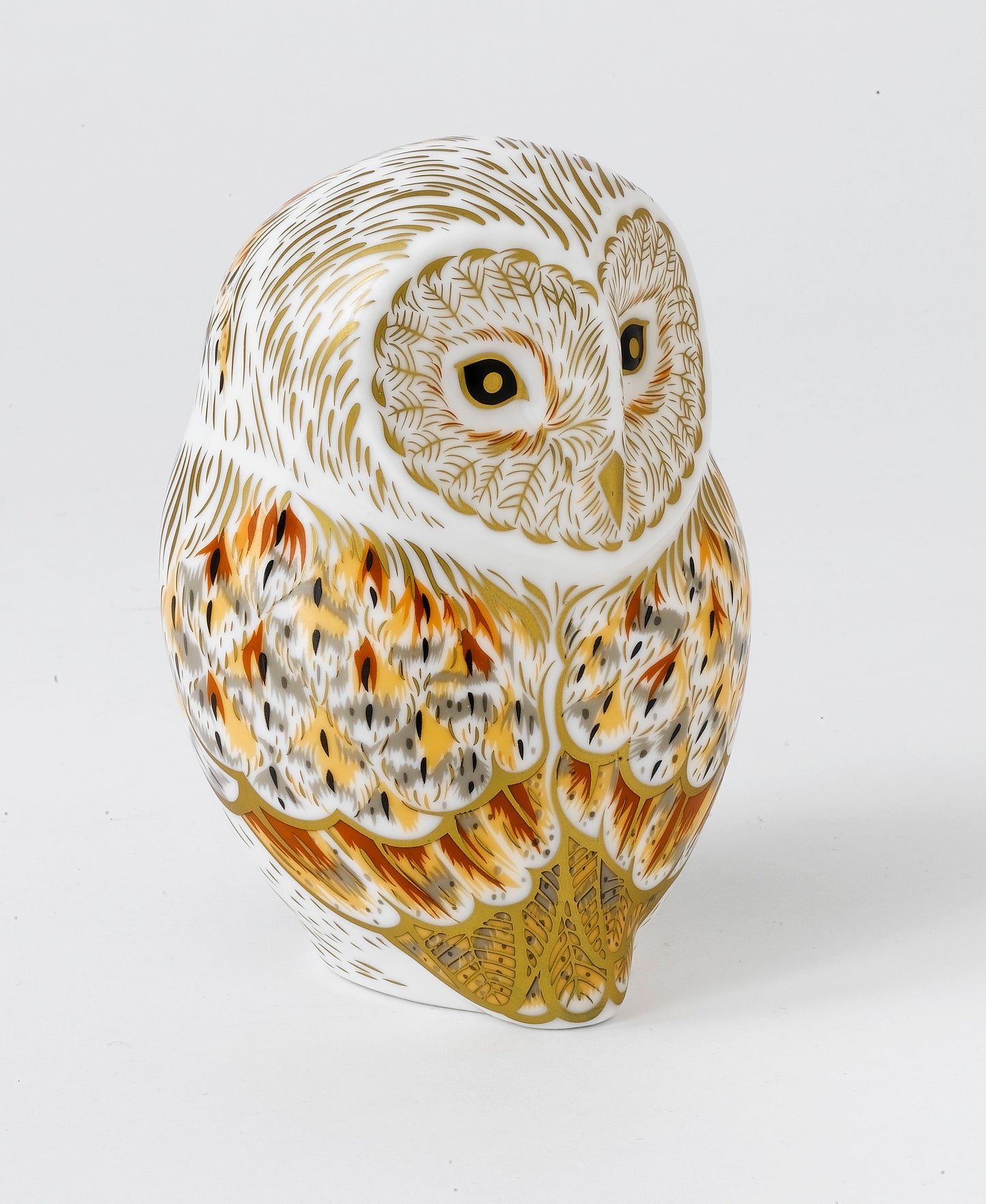 Royal Crown Derby Winter Owl Bird Paperweight