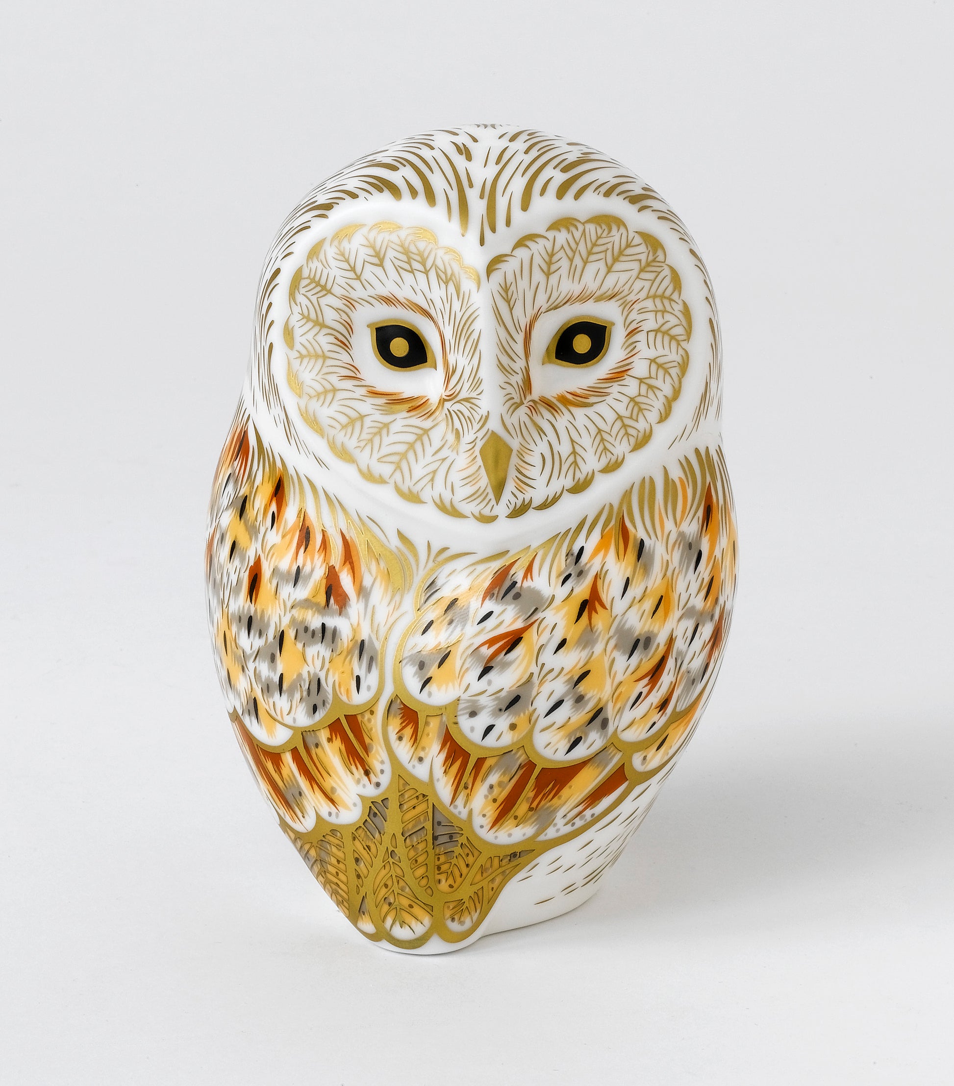 Royal Crown Derby Winter Owl Bird Paperweight
